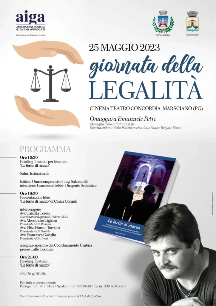 Evento Petri Marsciano 25 maggio 2023