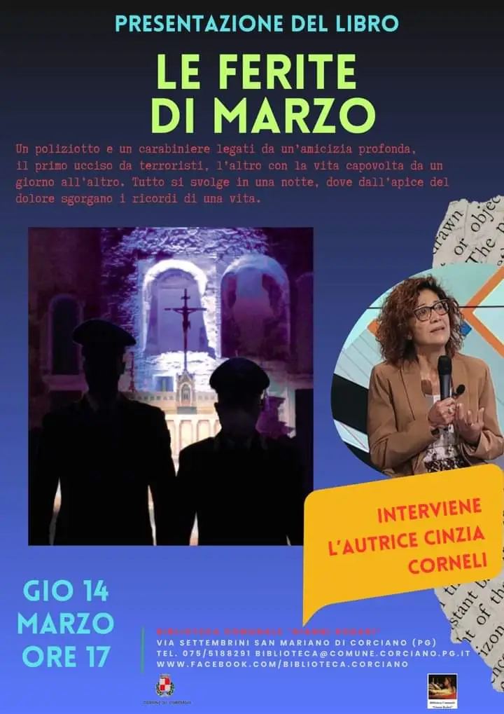 Prentazione romanzo le Ferite Di Marzo